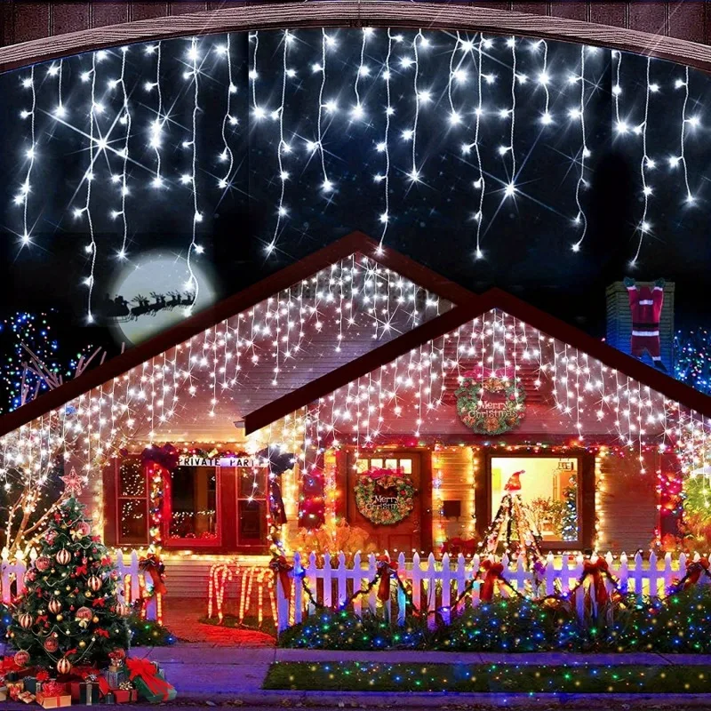 Christmas Decorations Garland 2024 Led Festoon Icicle Curtain Lights Droop 0.5/0.6/0.7M Plug-Operated New Year 2024
Christmas Decorations Garland 2024 Led Festoon Icicle Curtain Lights Droop 0.5/0.6/0.7M Plug-Operated New Year 2024