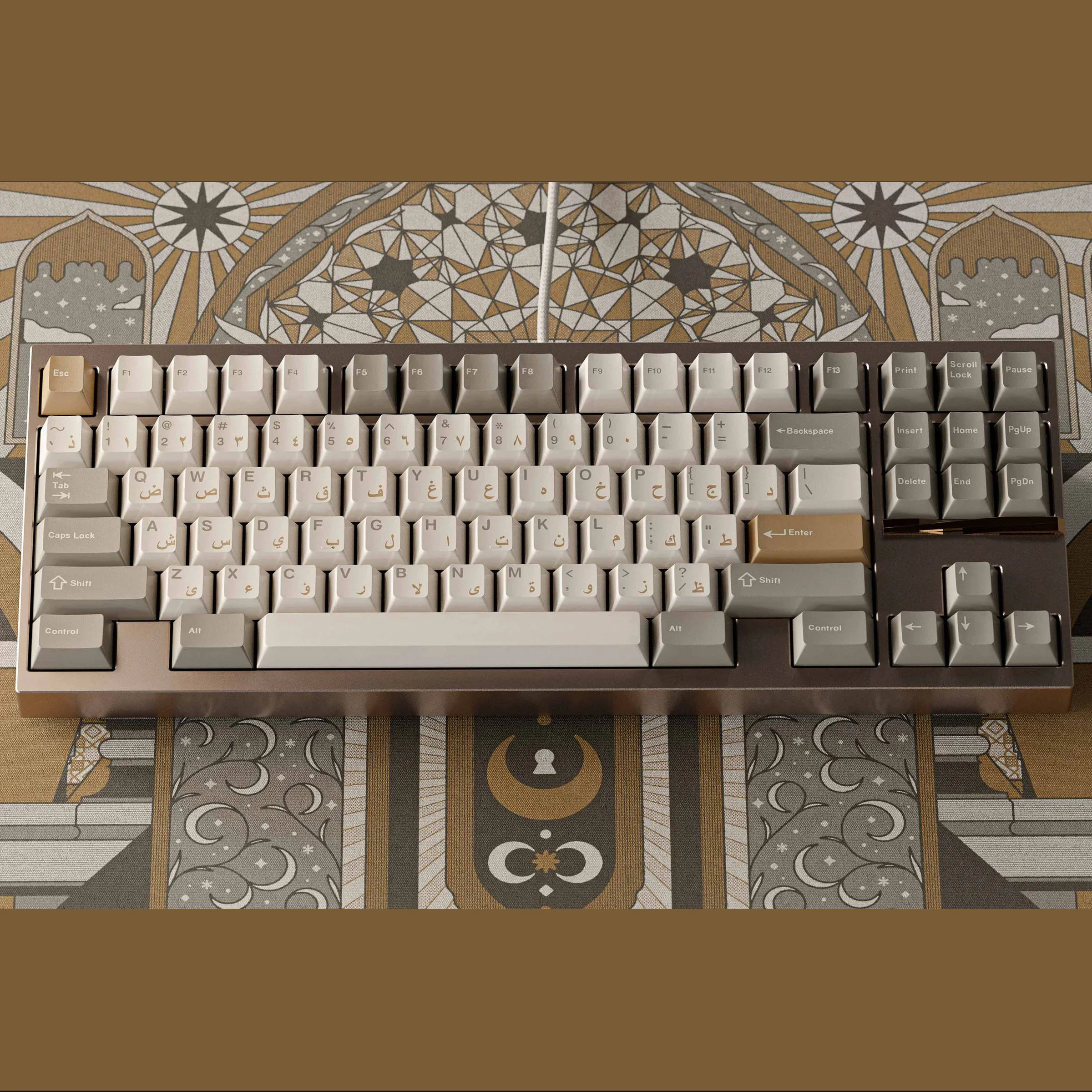 Bra PBT original five-sided sublimation keycap mechanical keyboard customized full set with rainy75
Bra PBT original five-sided sublimation keycap mechanical keyboard customized full set with rainy75