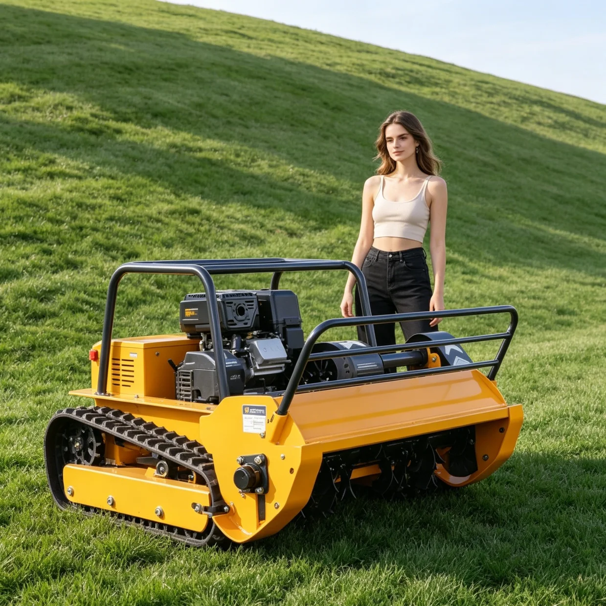 Customized Remote Control Lawn Mower Flail Type Low Fuel Consumption Long Working Time Petrol Powered for Commercial Household
Customized Remote Control Lawn Mower Flail Type Low Fuel Consumption Long Working Time Petrol Powered for Commercial Household