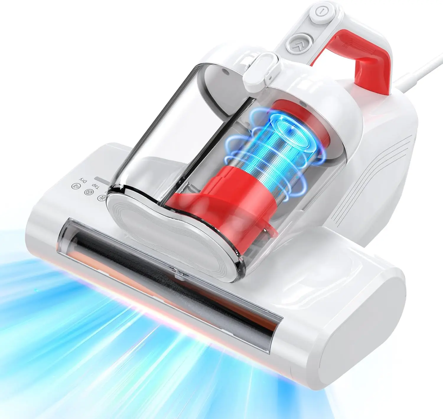 Vacuum Bed Vacuum Cleaner with 16Kpa Suction 253.7nm UV-C Light & 40000 RPM/Min Brushroll Rotation & HEPA Filter & Heating Tech,
Vacuum Bed Vacuum Cleaner with 16Kpa Suction 253.7nm UV-C Light & 40000 RPM/Min Brushroll Rotation & HEPA Filter & Heating Tech,