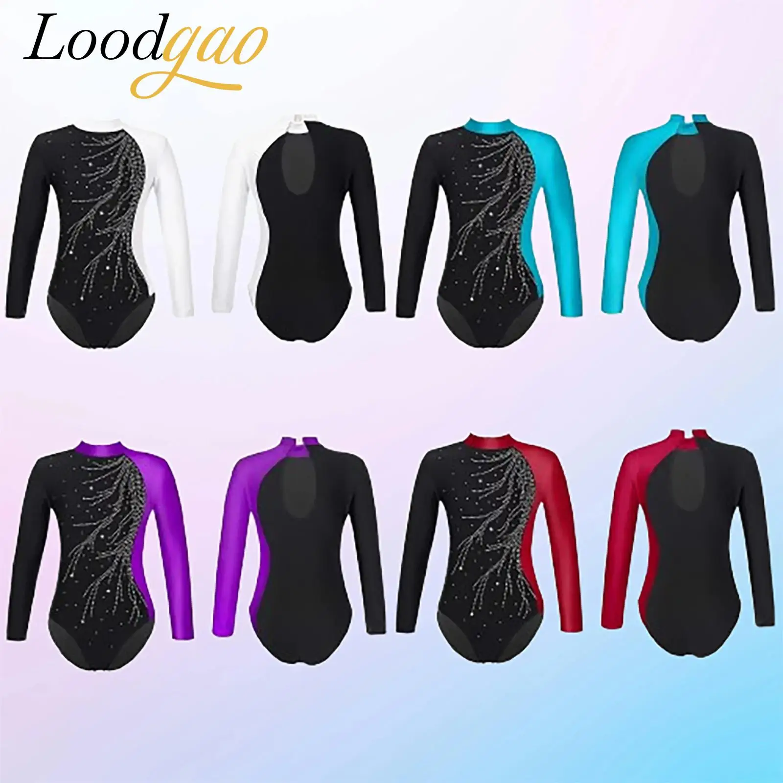 Детский купальник для художественной гимнастики для девочек, купальник-балерина, танцевальная одежда для балета, детское боди с длинными рукавами, танцевальная одежда
Детский купальник для художественной гимнастики для девочек, купальник-балерина, танцевальная одежда для балета, детское боди с длинными рукавами, танцевальная одежда