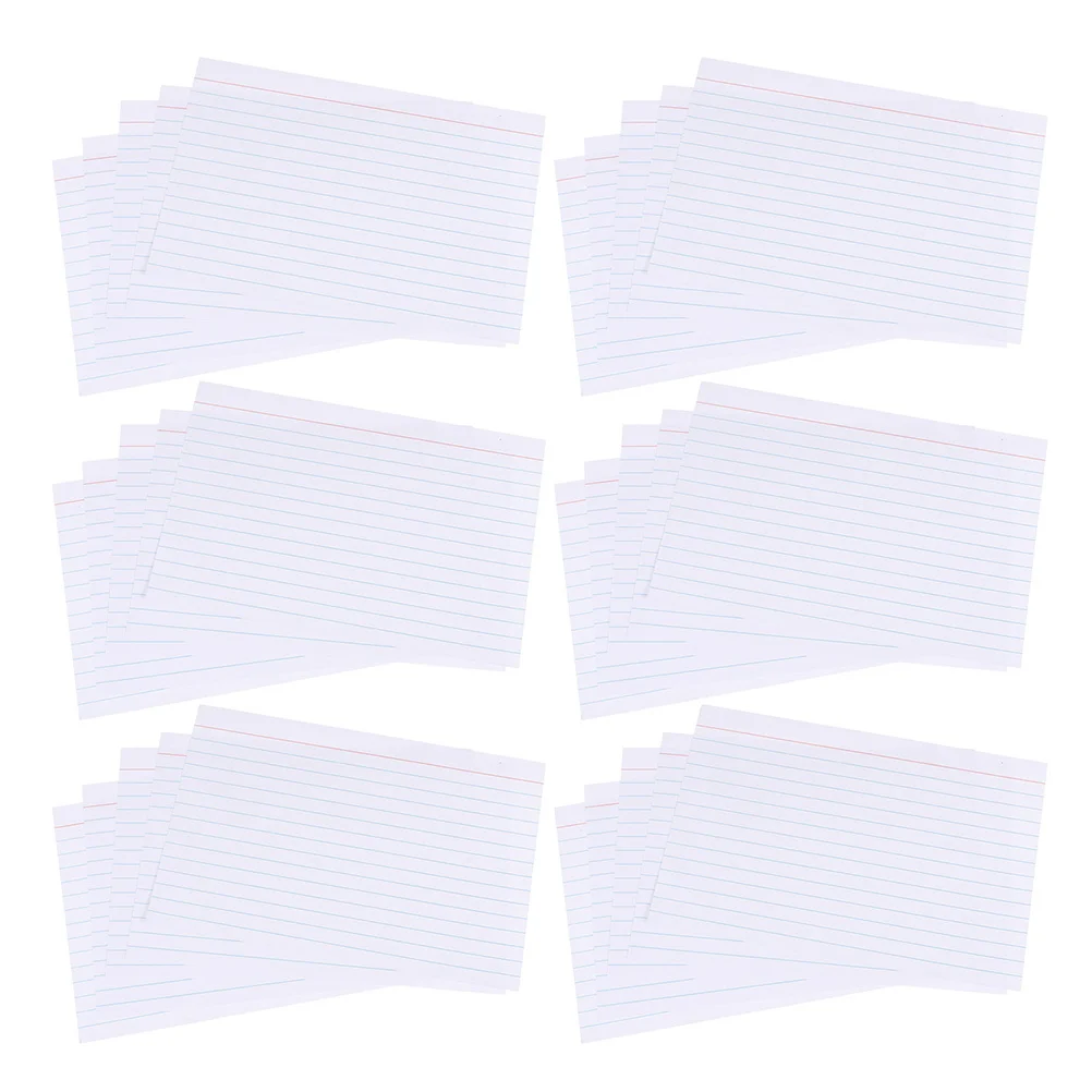 White Index Cards 200 Pcs Blank Ruled Flash Cards for Revision Notes Teachers Students Memo Pad Paper Notepads Supplies
White Index Cards 200 Pcs Blank Ruled Flash Cards for Revision Notes Teachers Students Memo Pad Paper Notepads Supplies