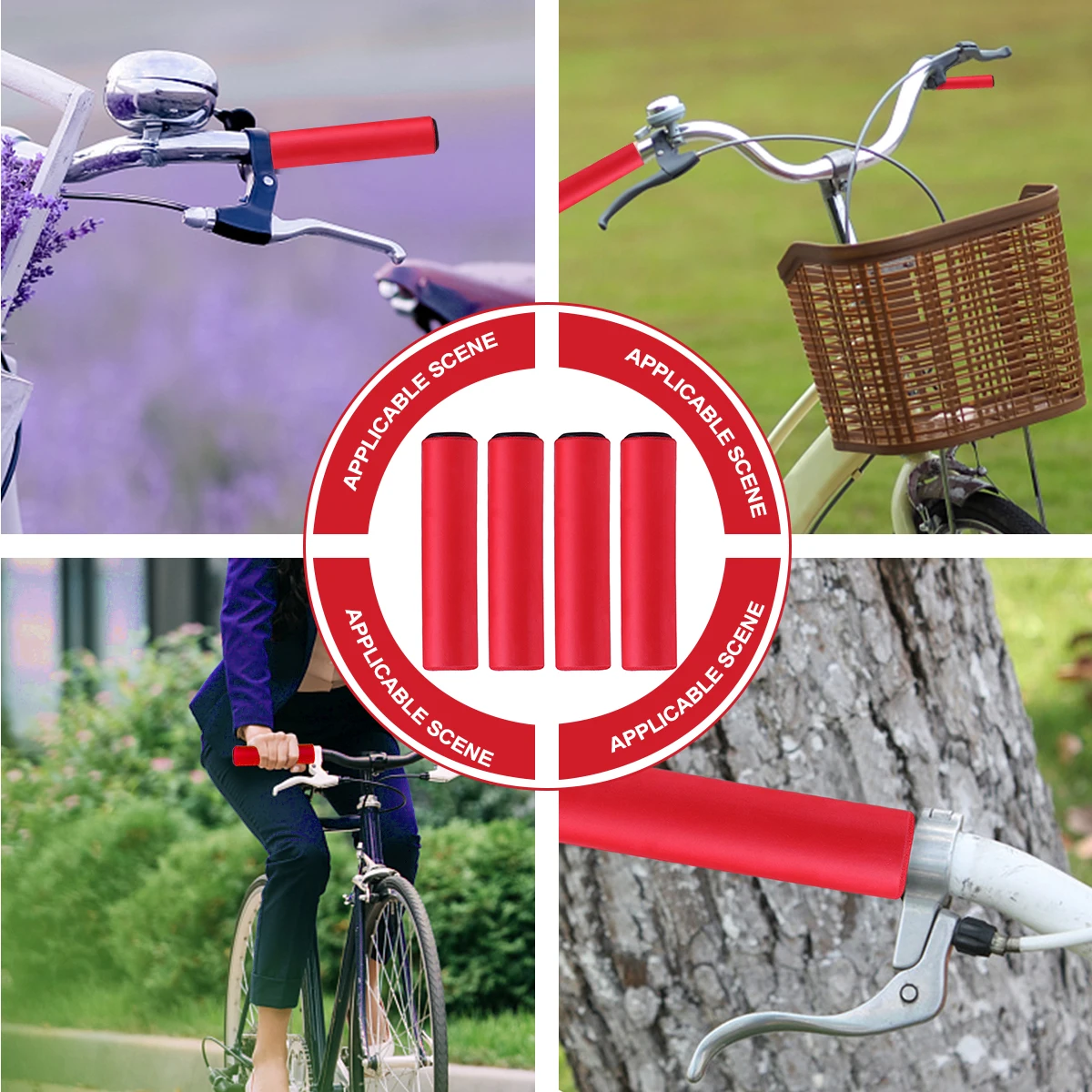 1 set Anti-Slip Bike Handlebar Grips Silicone Durable Handlebar Sleeves Lightweight Easy Install For Bicycle Accessories Hand
1 set Anti-Slip Bike Handlebar Grips Silicone Durable Handlebar Sleeves Lightweight Easy Install For Bicycle Accessories Hand