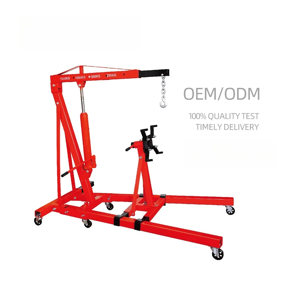 2t Capacacity Hydraulic Mobile Shop Floor Crane Vehicle Equipment with Rotating Engine Stand
2t Capacacity Hydraulic Mobile Shop Floor Crane Vehicle Equipment with Rotating Engine Stand