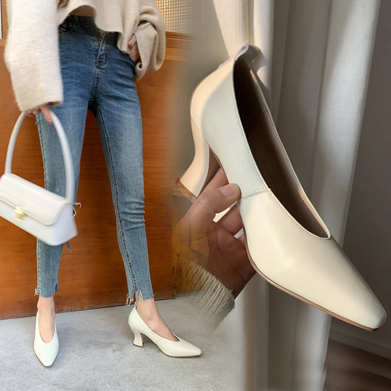 2025 new spring autumn women pumps natural leather 22-24.5cm cowhide+sheepskin+pigskin square toe women shoes slip on fashion
2025 new spring autumn women pumps natural leather 22-24.5cm cowhide+sheepskin+pigskin square toe women shoes slip on fashion