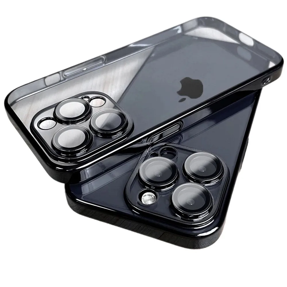 Square Edge Plating Transparent Case For iPhone 16 15 14 Plus 13 Mini 12 11 Pro Max Lens Protective Soft Silicone Cover
Square Edge Plating Transparent Case For iPhone 16 15 14 Plus 13 Mini 12 11 Pro Max Lens Protective Soft Silicone Cover