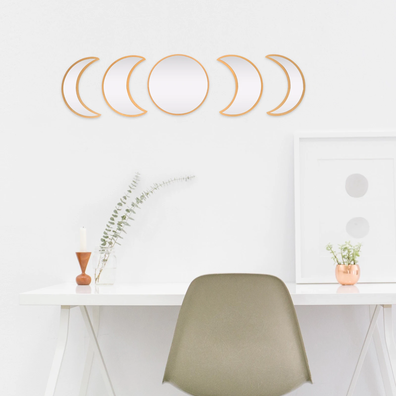 5pcs Nordic Decorative Mirror Acrylic Silver Mirror Moon Phases Wall Decor Bedroom Mirrors for Wall Dresser Moon Phases
5pcs Nordic Decorative Mirror Acrylic Silver Mirror Moon Phases Wall Decor Bedroom Mirrors for Wall Dresser Moon Phases