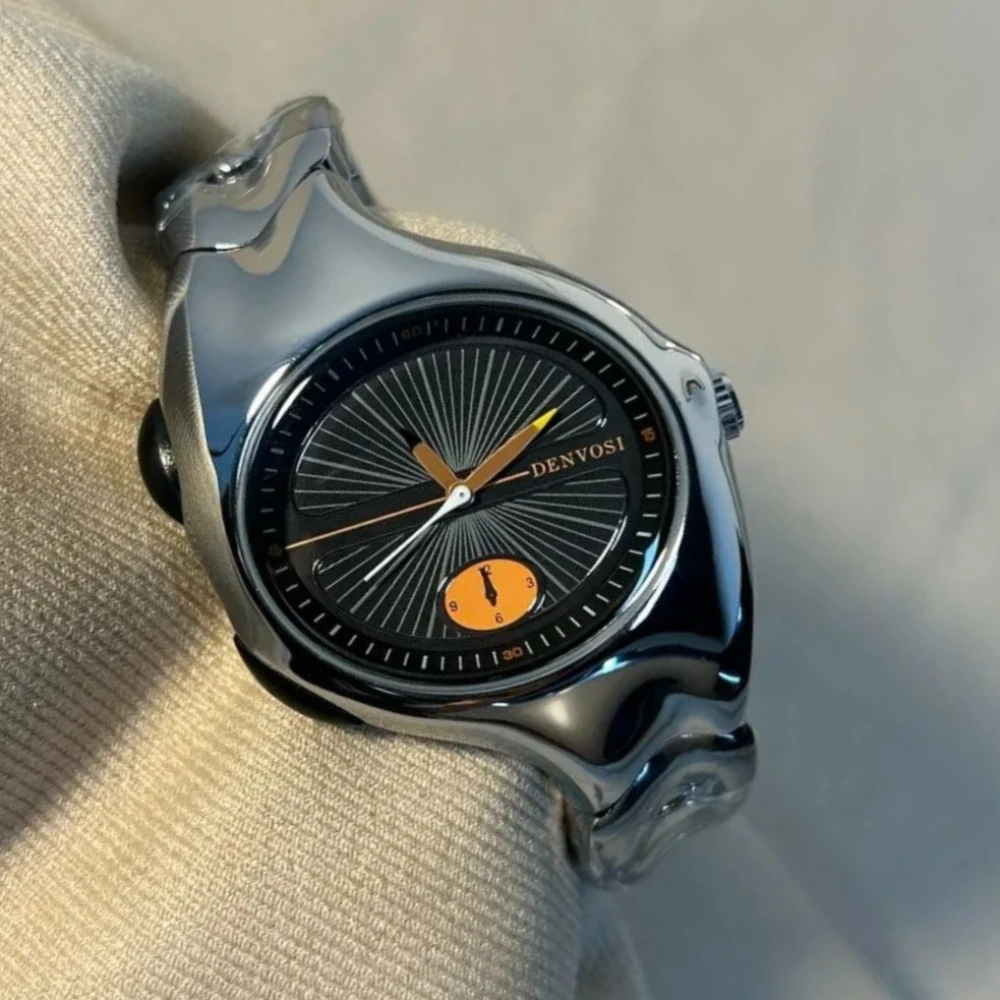 Деловая мода витой корпус кварцевые часы мужские креативные Alien Dial классический уникальный стиль спортивные мужские часы мужские наручные часы
Деловая мода витой корпус кварцевые часы мужские креативные Alien Dial классический уникальный стиль спортивные мужские часы мужские наручные часы