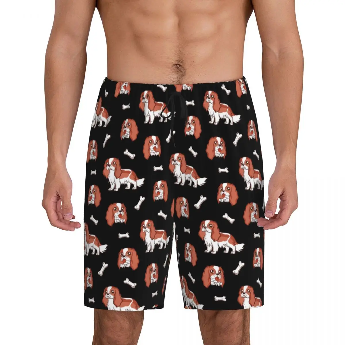 Custom Cartoon Cavalier King Charles Spaniel Pajama Shorts Sleepwear for Men Elastic Waistband Dog Sleep Short Pjs with Pockets
Custom Cartoon Cavalier King Charles Spaniel Pajama Shorts Sleepwear for Men Elastic Waistband Dog Sleep Short Pjs with Pockets