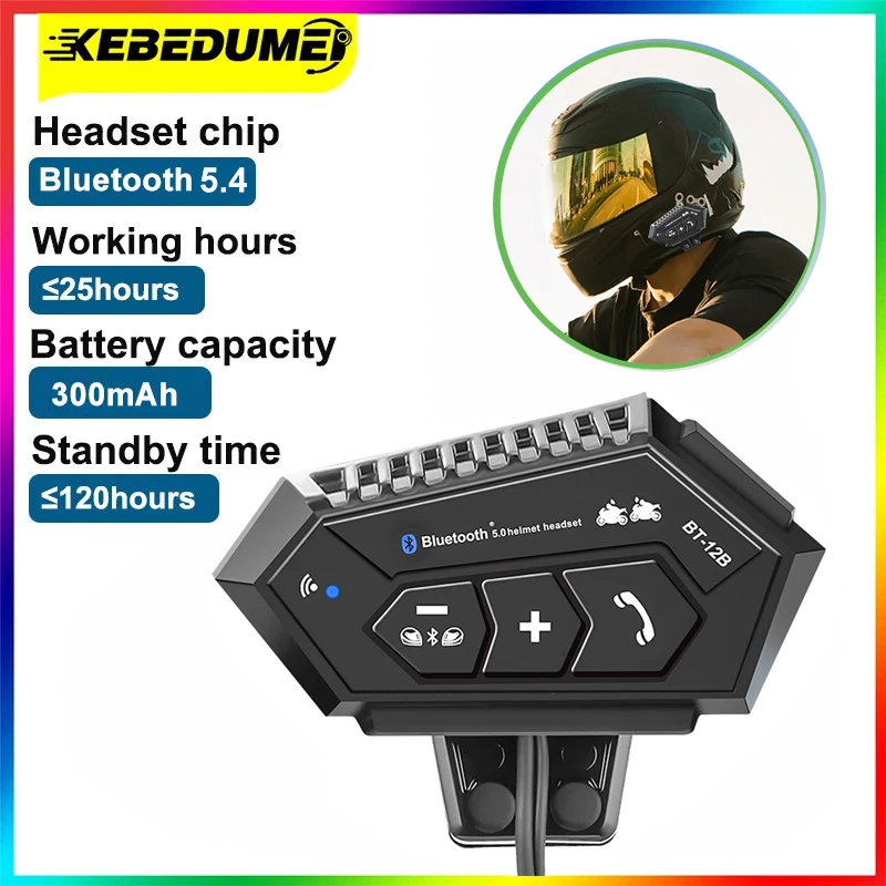 1/2pcs Motorcycle Intercom Bluetooth 5.4 Helmet Headset Wireless Moto Interphone IP56 Waterproof MP3 Music Player Speaker Kit
1/2pcs Motorcycle Intercom Bluetooth 5.4 Helmet Headset Wireless Moto Interphone IP56 Waterproof MP3 Music Player Speaker Kit