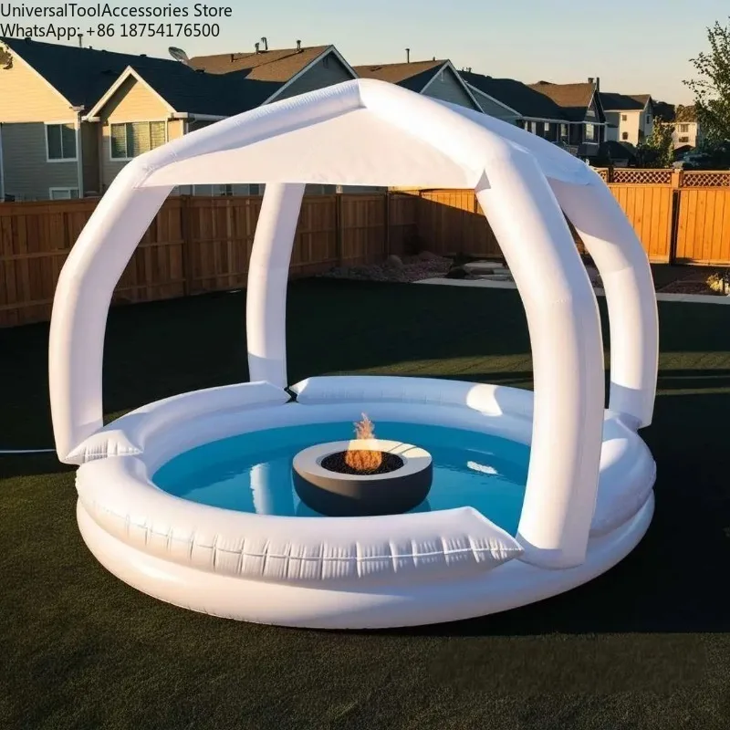 Cheap And Durable Inflatable Pool Pavilion with Roof for Outdoor Garden Relaxation And Sunshade Protection
Cheap And Durable Inflatable Pool Pavilion with Roof for Outdoor Garden Relaxation And Sunshade Protection