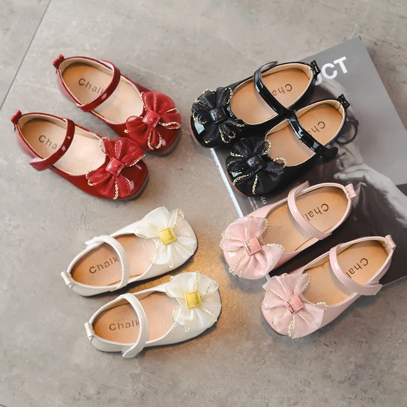 New Spring Baby PU Party Toddler Girls Shoes Soft Kids Fashion Solid with Bows Red Sweet Princess Dress Mary Jane Shoe Size15-30
New Spring Baby PU Party Toddler Girls Shoes Soft Kids Fashion Solid with Bows Red Sweet Princess Dress Mary Jane Shoe Size15-30