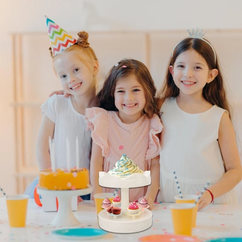 Electric Rotating Cake Display Carousel With Stable Base For Pastries Cupcakes Candy In Bakeries Event Catering
Electric Rotating Cake Display Carousel With Stable Base For Pastries Cupcakes Candy In Bakeries Event Catering