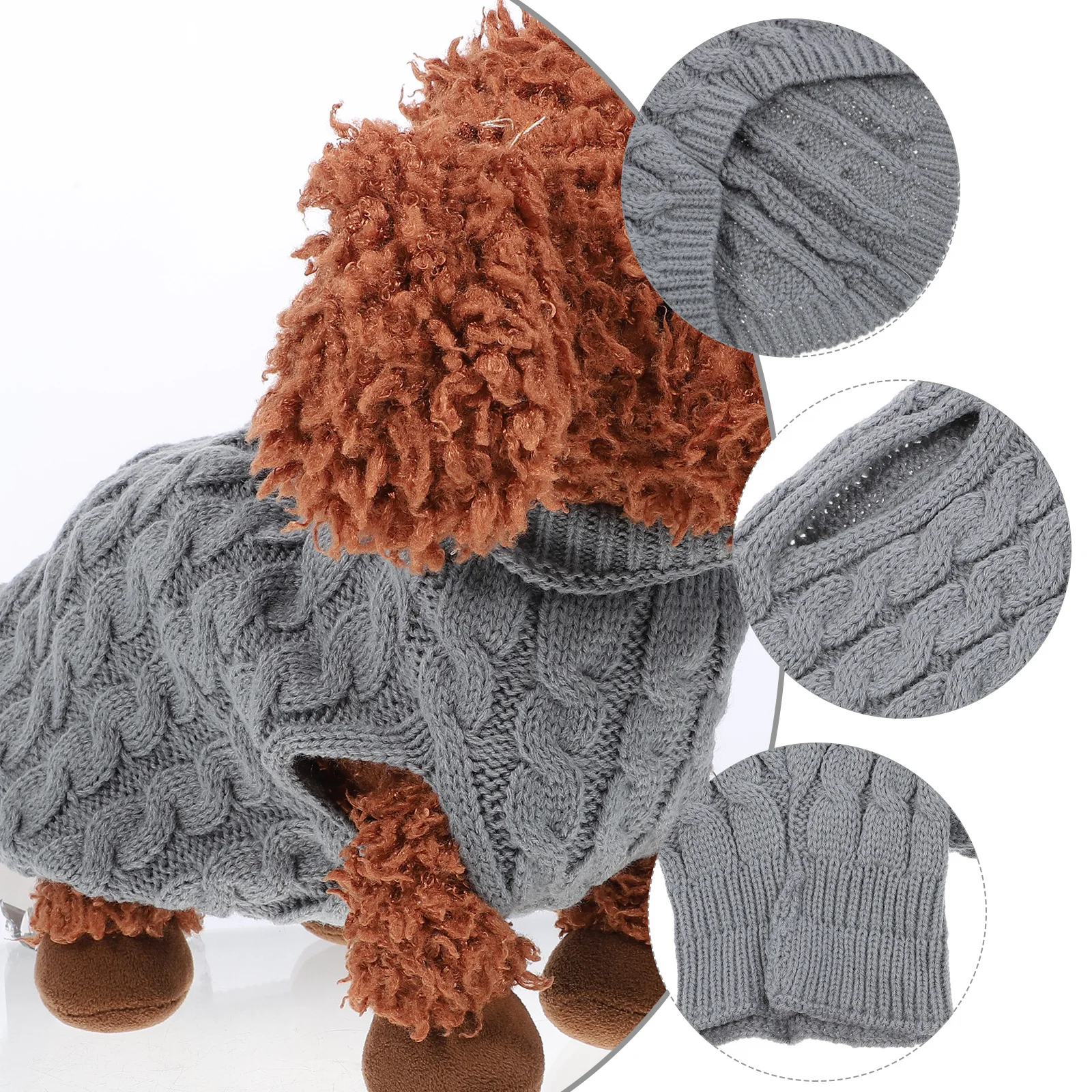 Knitted Dog Sweater Fashion Thin Grey Size L Stylish Pet Clothes for Jogging Walking Birthday Special Occasion
Knitted Dog Sweater Fashion Thin Grey Size L Stylish Pet Clothes for Jogging Walking Birthday Special Occasion