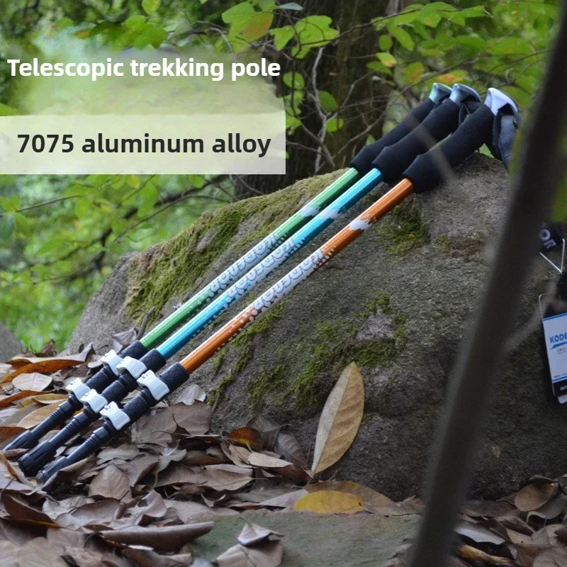 7075 Aluminum Alloy Hiking Cane Portable Straight Handle Folding External Lock Telescopic Cane Lightweight Hiking Cane
7075 Aluminum Alloy Hiking Cane Portable Straight Handle Folding External Lock Telescopic Cane Lightweight Hiking Cane