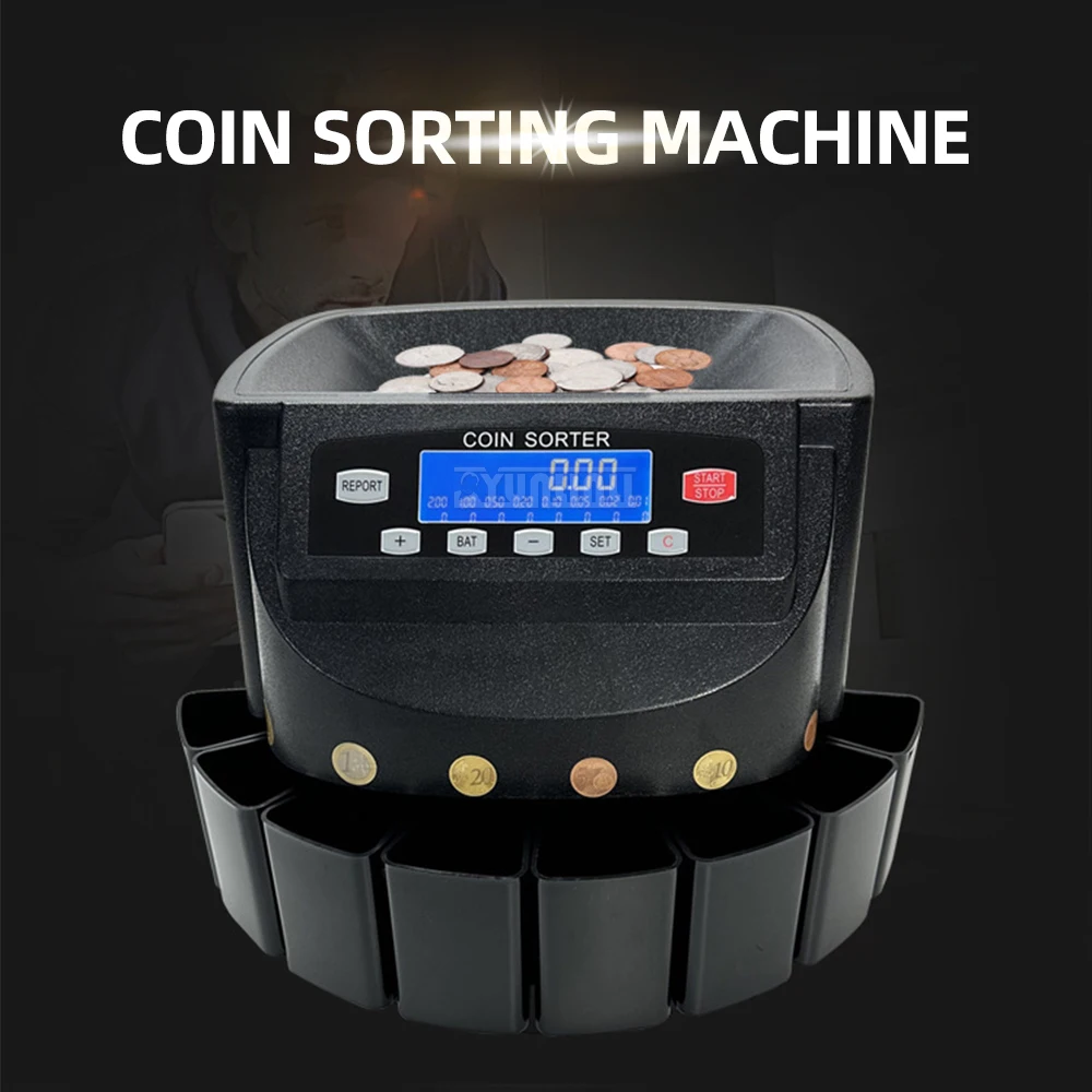 Multi-Country LCD Coin Sorting And Counting Machine Supports Euro Thai Japanese Currency Automatic Coin Counter for Foreign Coin
Multi-Country LCD Coin Sorting And Counting Machine Supports Euro Thai Japanese Currency Automatic Coin Counter for Foreign Coin