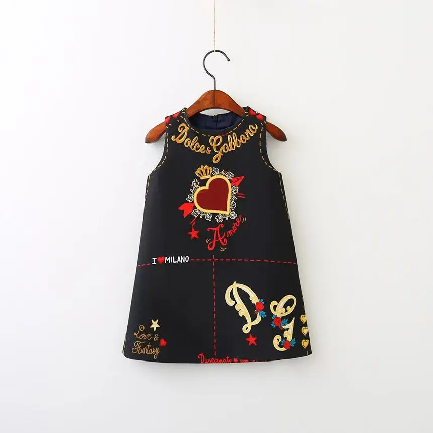 Girls' Dress Spring/Summer New Fashionable Dress Baby Dress Girls' Dress Sleeveless Tank Top Children's Cartoon
Girls' Dress Spring/Summer New Fashionable Dress Baby Dress Girls' Dress Sleeveless Tank Top Children's Cartoon