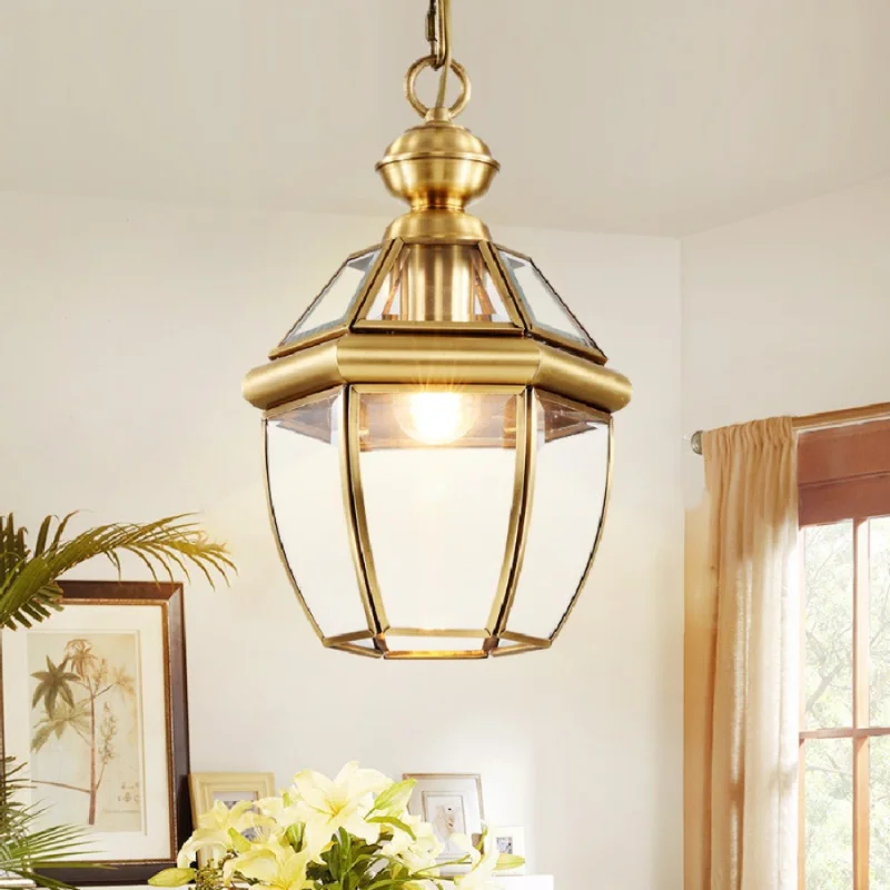 LED pendant lamp Luxury Copper Retro Classical Corridor Decoration Suspension Lamp Copper Body Glass Light
LED pendant lamp Luxury Copper Retro Classical Corridor Decoration Suspension Lamp Copper Body Glass Light