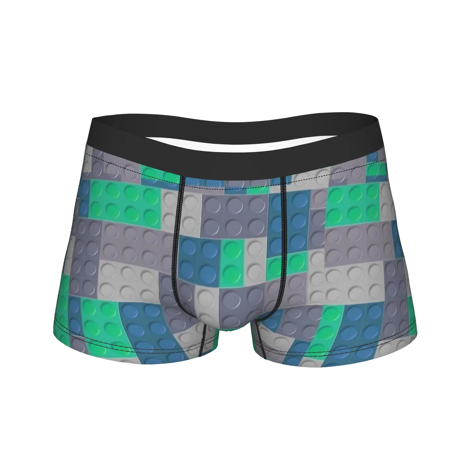 Building Blocks Toys Green And Grey Underwear Breathable Underpants Pattern Shorts Briefs For Male Pouch Large Size Boxer Shorts
Building Blocks Toys Green And Grey Underwear Breathable Underpants Pattern Shorts Briefs For Male Pouch Large Size Boxer Shorts