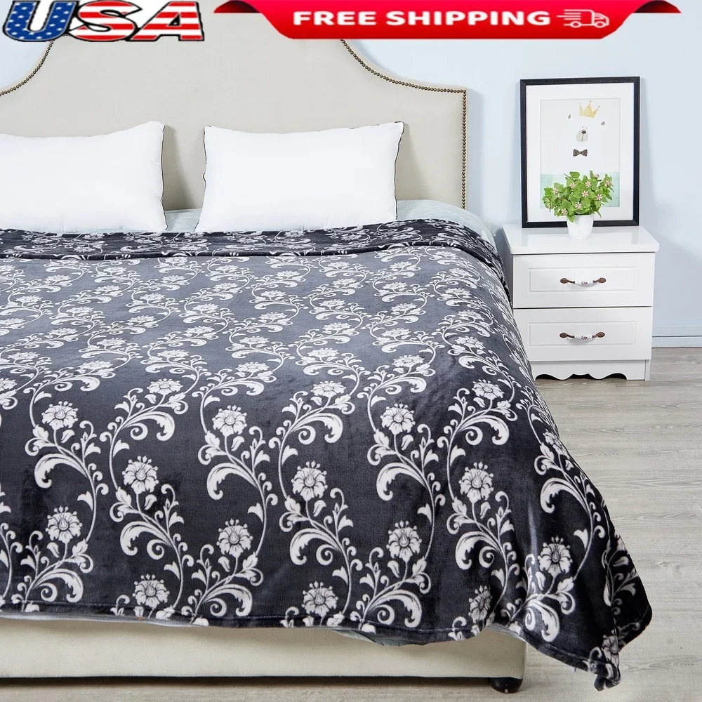 Luxury Velvet Plush Fleece Blanket Floral Scroll Design Soft Warm Cozy Machine Washable Bedroom Home Decor Full Queen Size
Luxury Velvet Plush Fleece Blanket Floral Scroll Design Soft Warm Cozy Machine Washable Bedroom Home Decor Full Queen Size