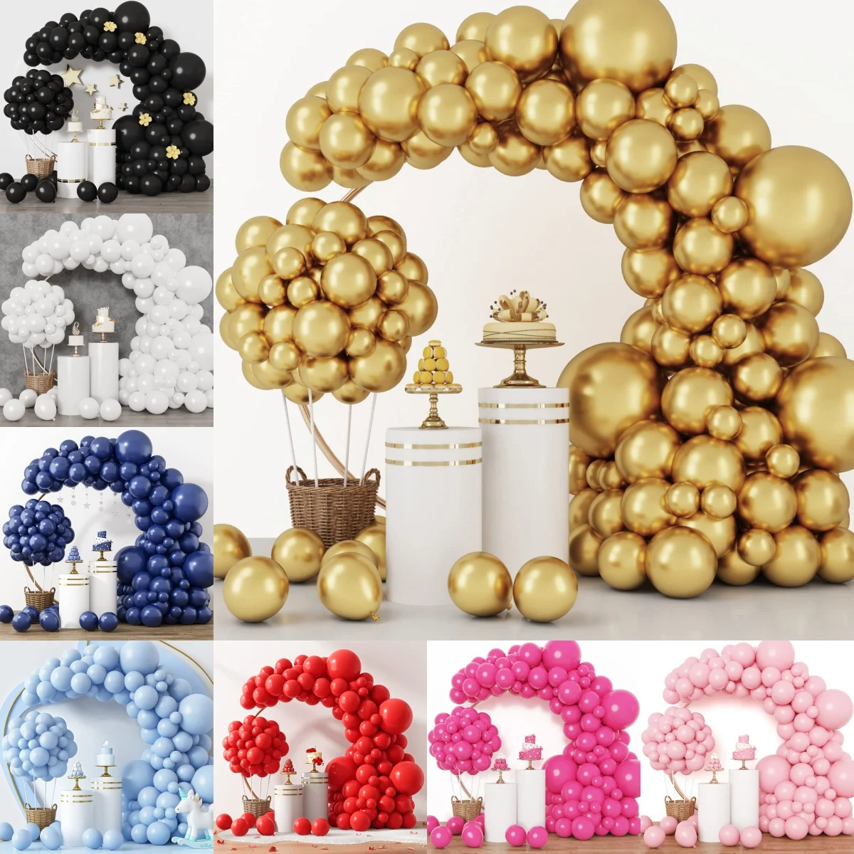 Solid Color Balloon Garland Arch Kit Birthday Balloons Party Decor Baby Shower Balloons Chain Wedding Party Supplies Decoration
Solid Color Balloon Garland Arch Kit Birthday Balloons Party Decor Baby Shower Balloons Chain Wedding Party Supplies Decoration