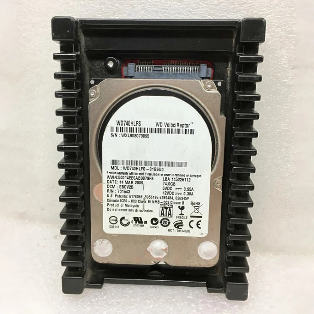 Original Industrial Medical Device SATA Hard Disk WD740HLFS-01G6U0 For Western Digital 74GB WXL908079095 Hard Drive Works OK
Original Industrial Medical Device SATA Hard Disk WD740HLFS-01G6U0 For Western Digital 74GB WXL908079095 Hard Drive Works OK