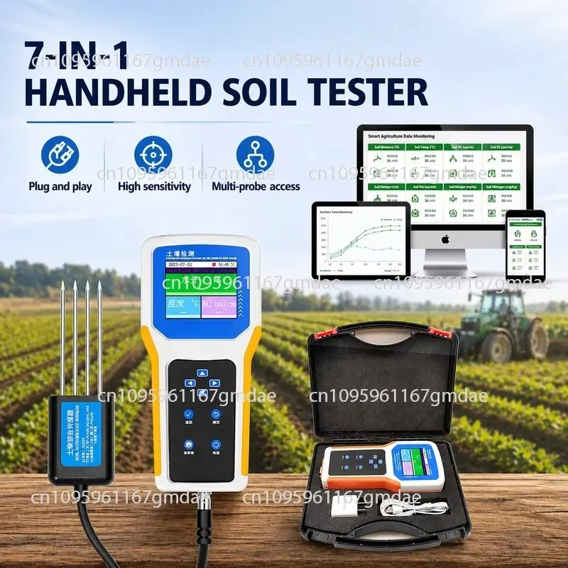 handheld seven-in-one soil tester WE-SN3001 high-precision LCD screen measuring instrument for measuring moisture,
handheld seven-in-one soil tester WE-SN3001 high-precision LCD screen measuring instrument for measuring moisture,