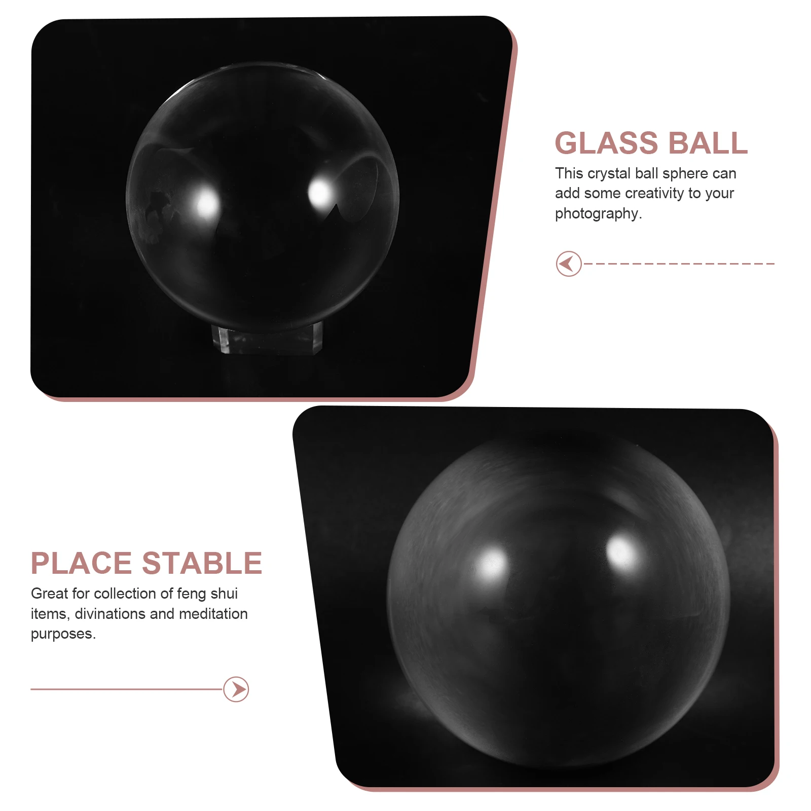 Halloween Decorations Decorative Orbs and Spheres Ornaments for Living Room Transparent Crystal Ball
Halloween Decorations Decorative Orbs and Spheres Ornaments for Living Room Transparent Crystal Ball