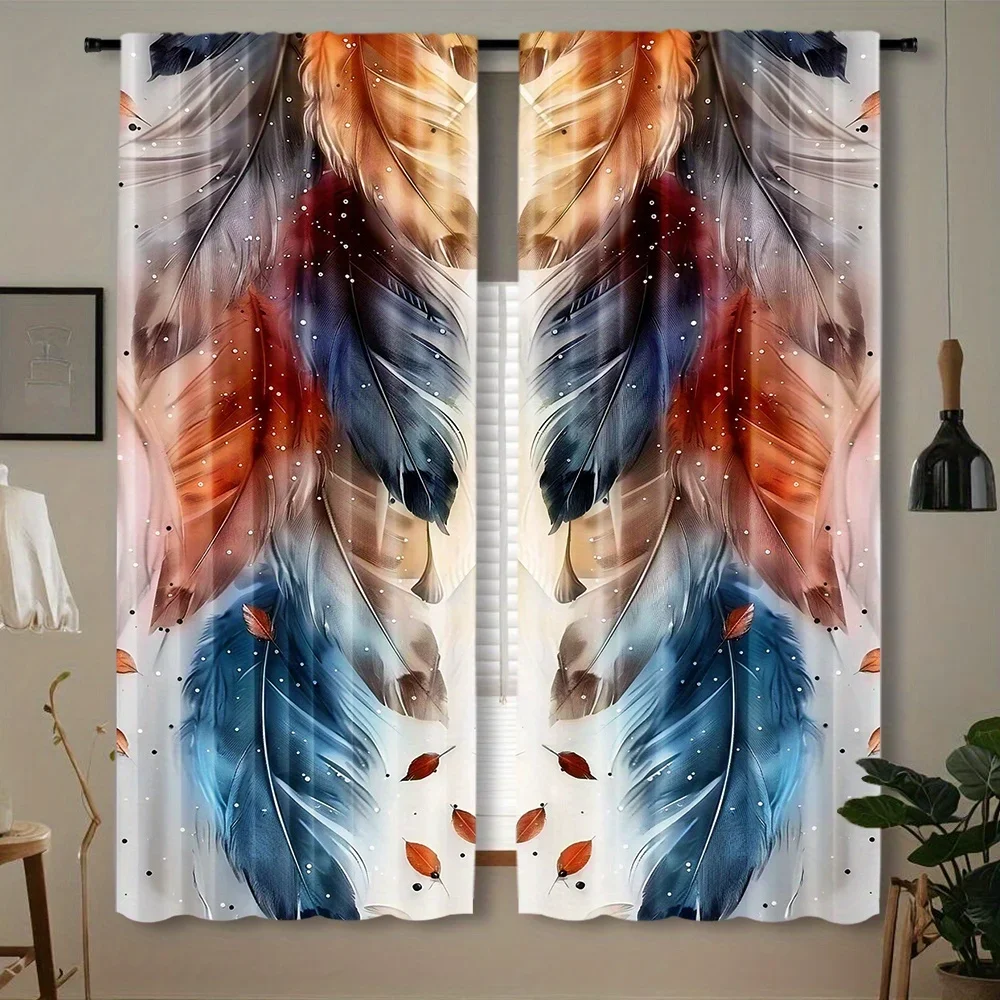 Colored feathers and marble patterns Print Drapes Room Darkening Window Curtains Home Decor,Rod Pocket Blackout Curtains Bedroom
Colored feathers and marble patterns Print Drapes Room Darkening Window Curtains Home Decor,Rod Pocket Blackout Curtains Bedroom