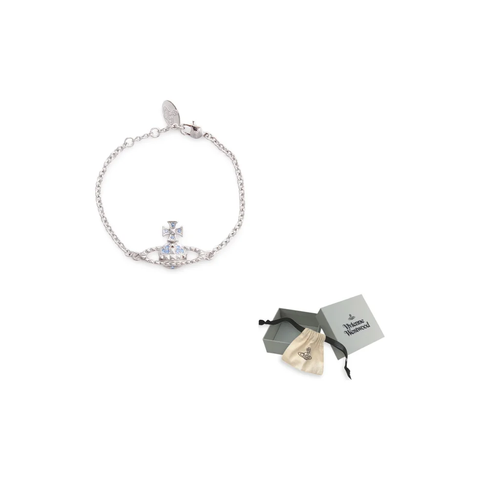 Vivienne Westwood Seasonal Limited Diamond Blue/Silver Chain Bracelets Women's 6102003202W388
Vivienne Westwood Seasonal Limited Diamond Blue/Silver Chain Bracelets Women's 6102003202W388