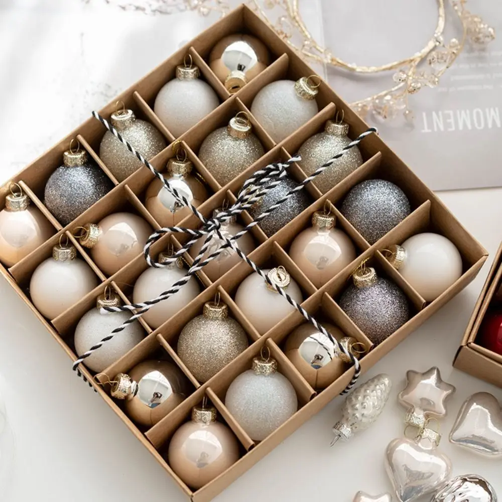 25PCS High-quality Glass Christmas Ball Set Pink Red Gold Suspensable Christmas Tree Balls 4cm Xmas Ornament Ball Storefront
25PCS High-quality Glass Christmas Ball Set Pink Red Gold Suspensable Christmas Tree Balls 4cm Xmas Ornament Ball Storefront