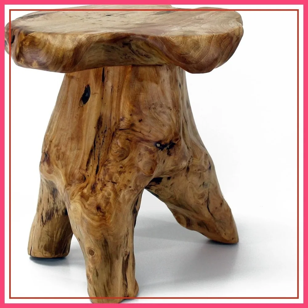 14" Live Edge Cedar Stump Stool, End Table, Plant Stand, Small Nightstand, Mushroom Stool for Living Room, Patio, Garden
14" Live Edge Cedar Stump Stool, End Table, Plant Stand, Small Nightstand, Mushroom Stool for Living Room, Patio, Garden
