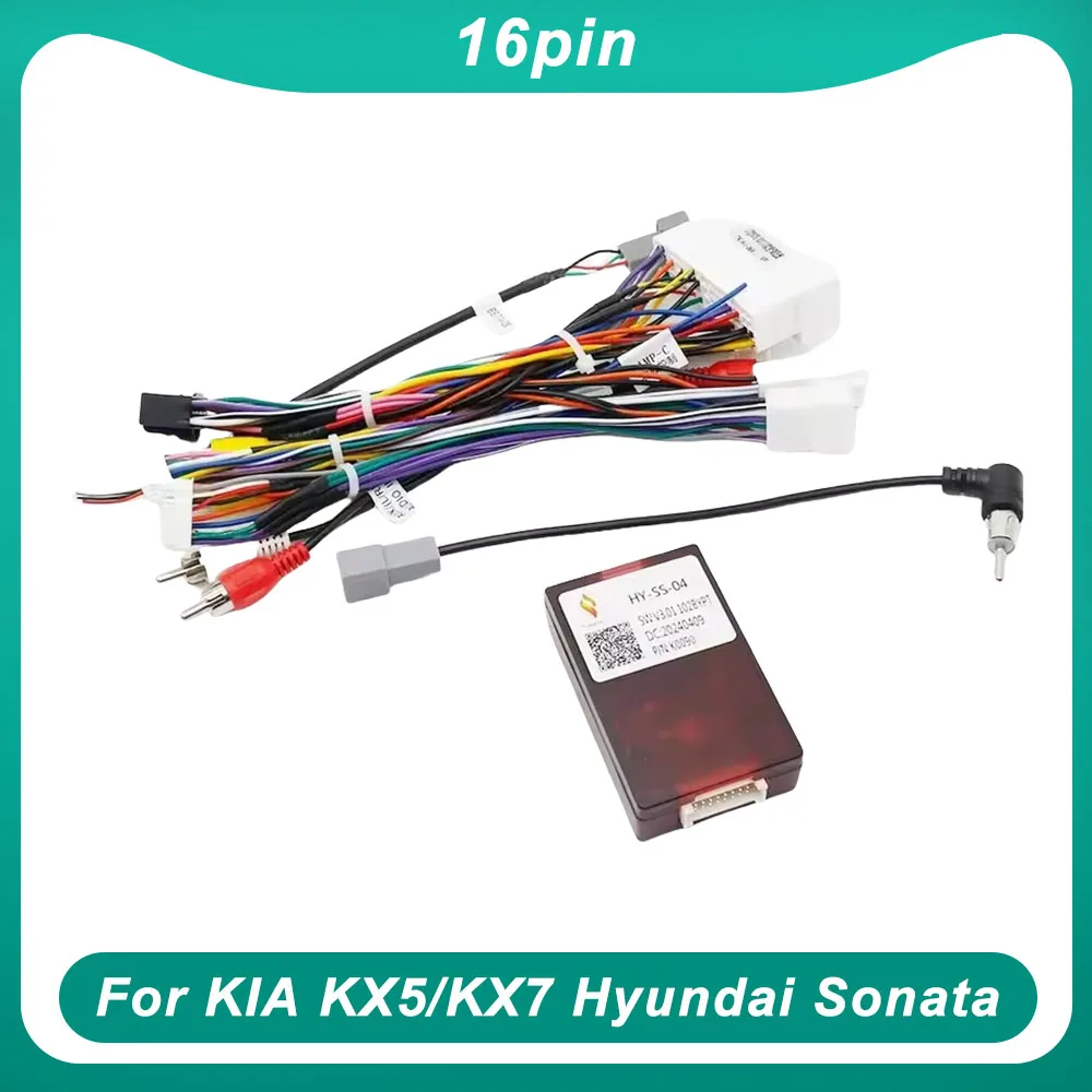 Для KIA KX5/KX7 Hyundai Sonata автомобильный аудио 16-контактный жгут проводов с Canbus Box 9 стерео монтажный провод адаптер
Для KIA KX5/KX7 Hyundai Sonata автомобильный аудио 16-контактный жгут проводов с Canbus Box 9 стерео монтажный провод адаптер