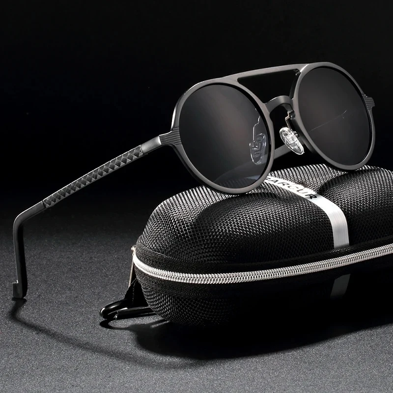 Vintage Aluminum Magnesium Sun glasses Men Polarized Driving Sunglasses Round Steampunk Shades Brand Designer Eyewear
Vintage Aluminum Magnesium Sun glasses Men Polarized Driving Sunglasses Round Steampunk Shades Brand Designer Eyewear
