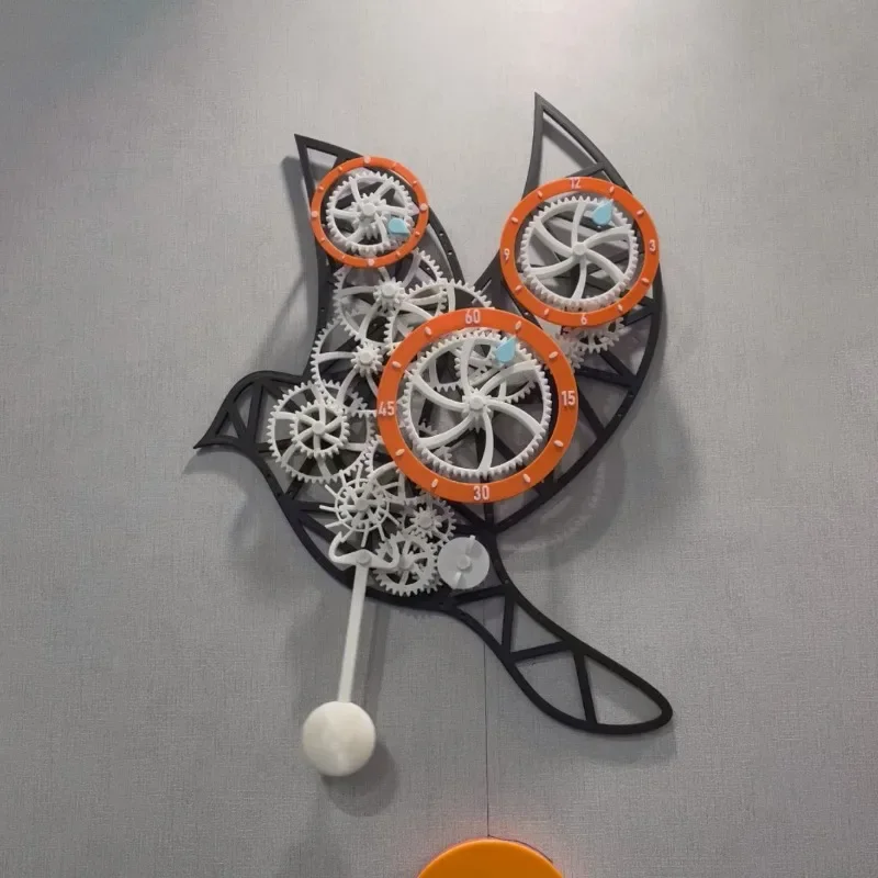 3D Printing Model Mechanical Gear Pigeon Pendulum Clock 3D Printing Hobbyist Toy Model Wall Electronic Wall Clock
3D Printing Model Mechanical Gear Pigeon Pendulum Clock 3D Printing Hobbyist Toy Model Wall Electronic Wall Clock