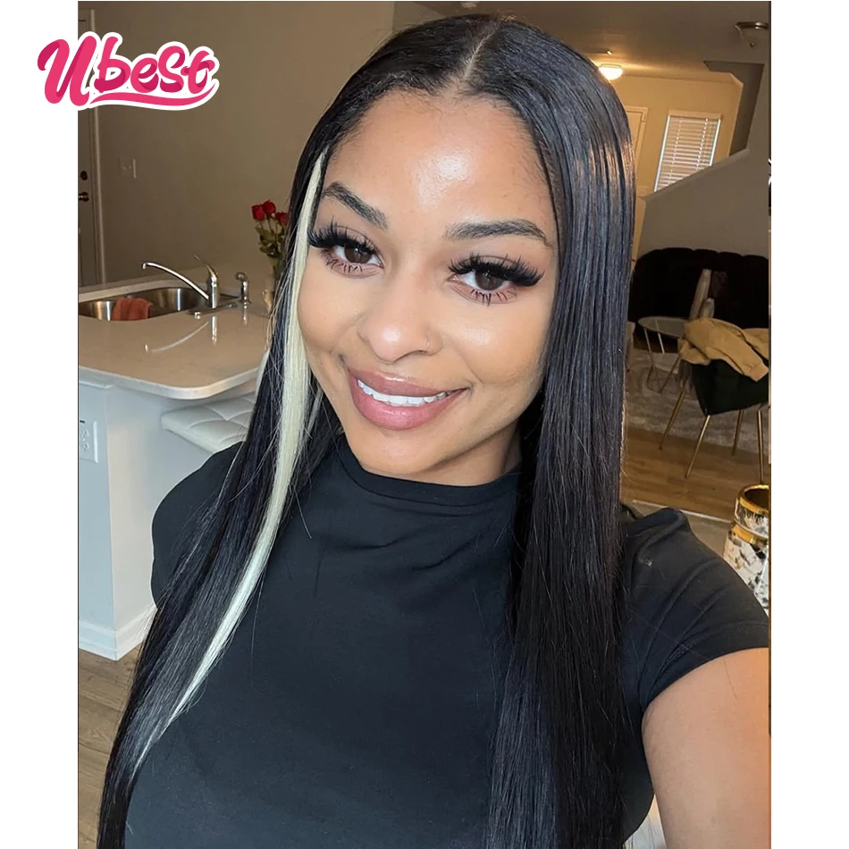 Ubest 13X6 Transparent Lace Front Wigs Straight Human Hair 1B With 613 Blond Colored 5X5Lace Closure Wig Pre Plucked For Women
Ubest 13X6 Transparent Lace Front Wigs Straight Human Hair 1B With 613 Blond Colored 5X5Lace Closure Wig Pre Plucked For Women