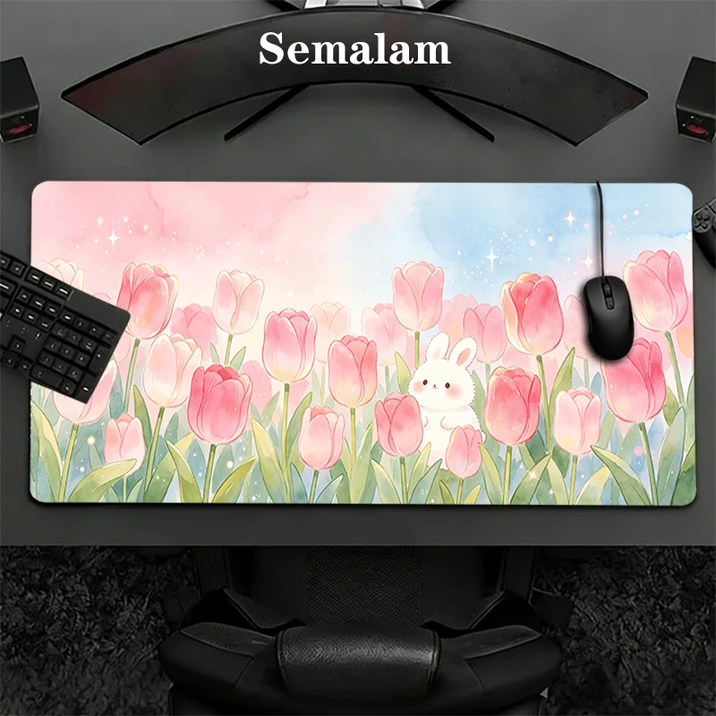 Cute Anime Rabbit Large Desk Mat Decorative Mouse Pad Non-Slip Base Stitched Edge Table Mat for Office Laptop Desktop Art Gift
Cute Anime Rabbit Large Desk Mat Decorative Mouse Pad Non-Slip Base Stitched Edge Table Mat for Office Laptop Desktop Art Gift
