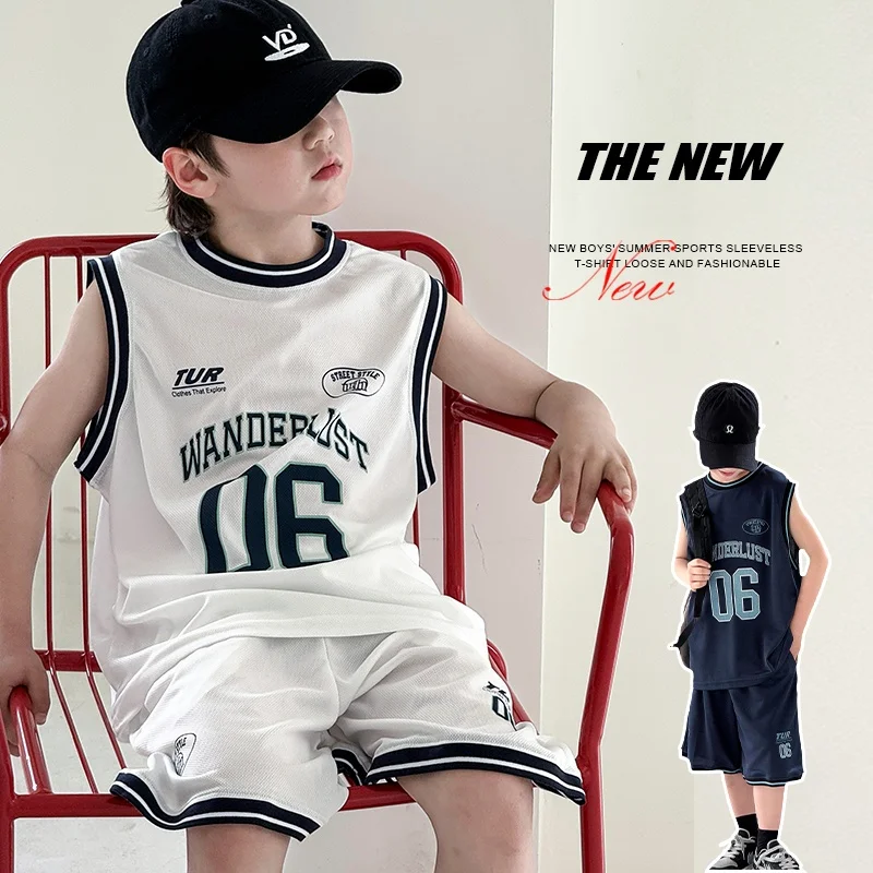 Boys Clothes Set Kids Quick-Dry Mesh Basketball Jersey & Shorts Sets Child Clothing Set Vest & Mid-Calf Trousers Kids Size 4-14Y
Boys Clothes Set Kids Quick-Dry Mesh Basketball Jersey & Shorts Sets Child Clothing Set Vest & Mid-Calf Trousers Kids Size 4-14Y