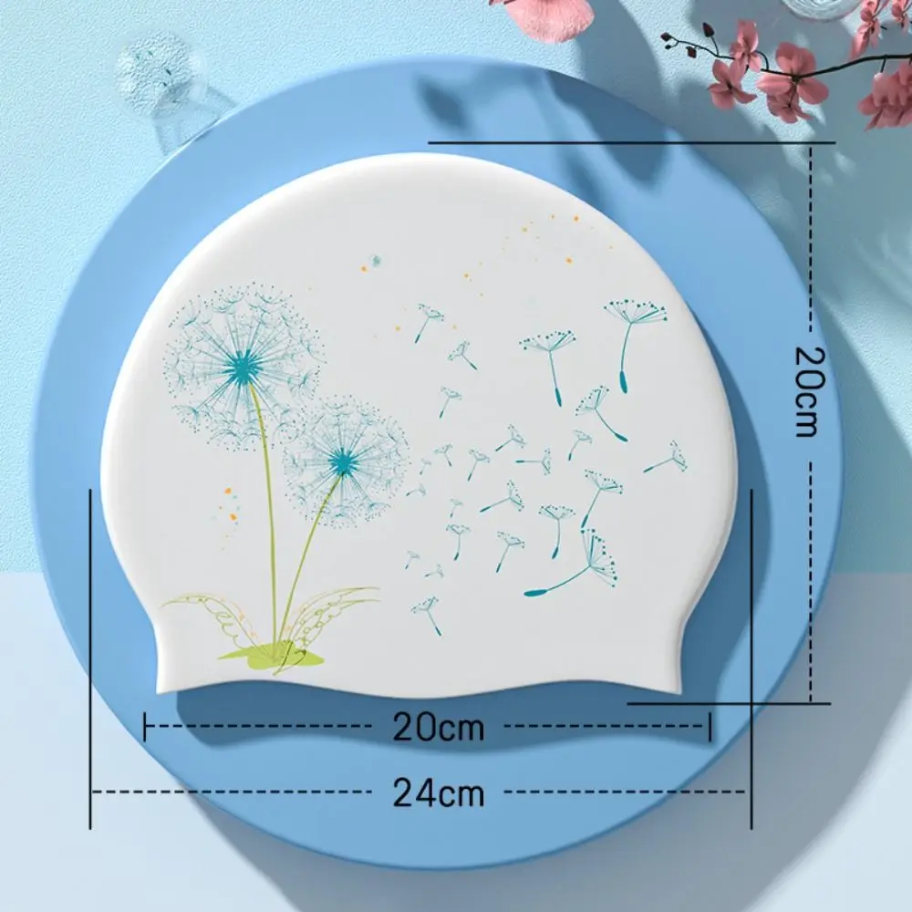 Swimming Accessories Silicone Swimming Cap Flower Pattern Waterproof Diving Cap Long Hair Protect Ears Bathing Cap Swim Pool
Swimming Accessories Silicone Swimming Cap Flower Pattern Waterproof Diving Cap Long Hair Protect Ears Bathing Cap Swim Pool