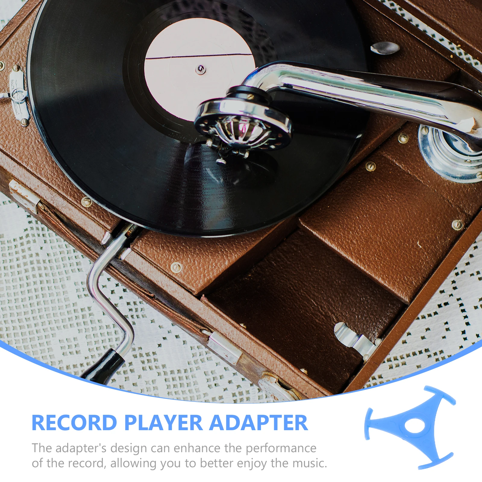 Stylish Triangle Record Adapter Compatible with Various Records for Turntable Supplies Record Player Adapter Turntable Accessory
Stylish Triangle Record Adapter Compatible with Various Records for Turntable Supplies Record Player Adapter Turntable Accessory
