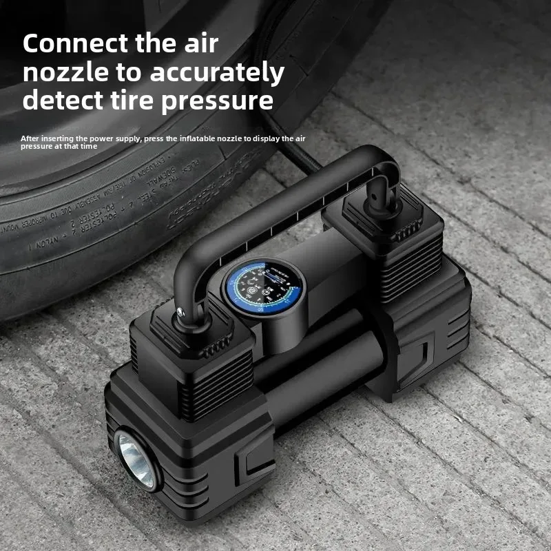 Portable Dual-Cylinder Car Tire Inflator Pump Quick 12V Vehicle Mounted Air Compressor Automobile Accessories China Made
Portable Dual-Cylinder Car Tire Inflator Pump Quick 12V Vehicle Mounted Air Compressor Automobile Accessories China Made