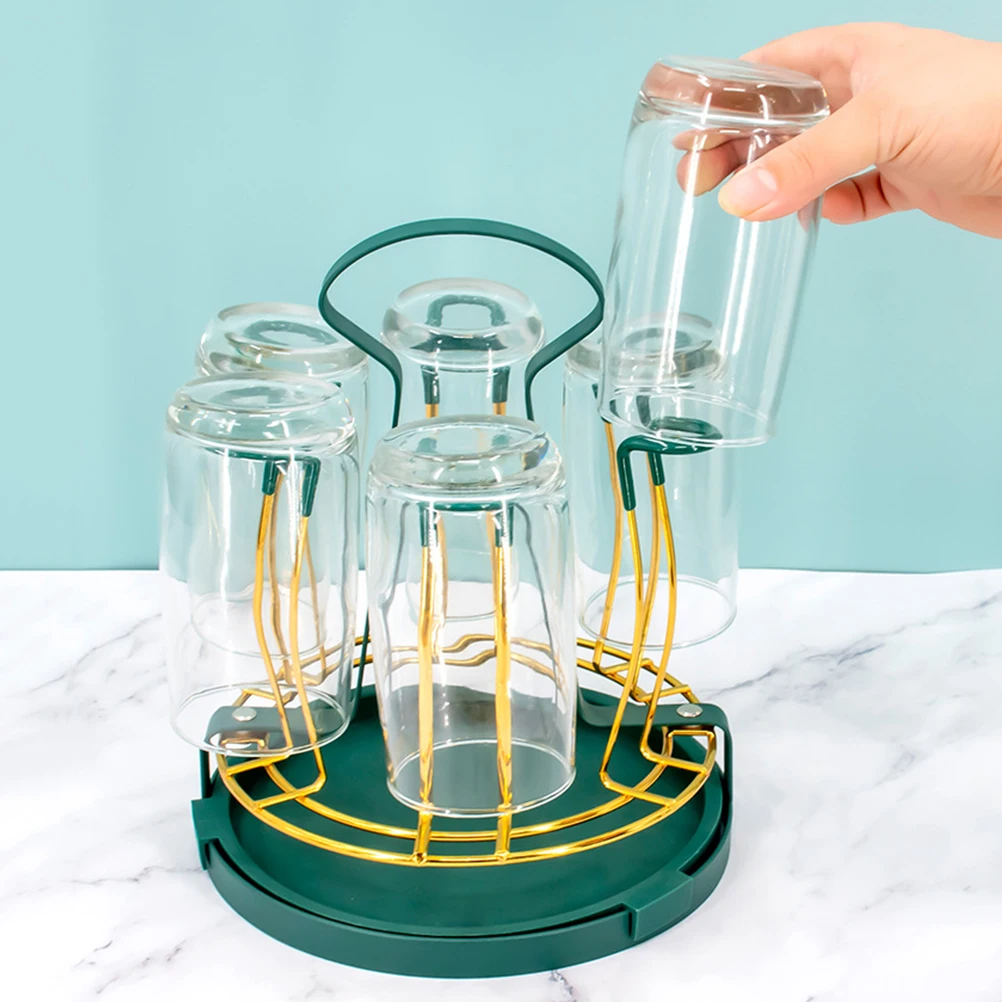 Round Cup Slip Mug Rack Kitchen Accessories Tools Cup Holder Drying Draining Kitchen Storage Rack Glass Shelf Storage ganizer
Round Cup Slip Mug Rack Kitchen Accessories Tools Cup Holder Drying Draining Kitchen Storage Rack Glass Shelf Storage ganizer
