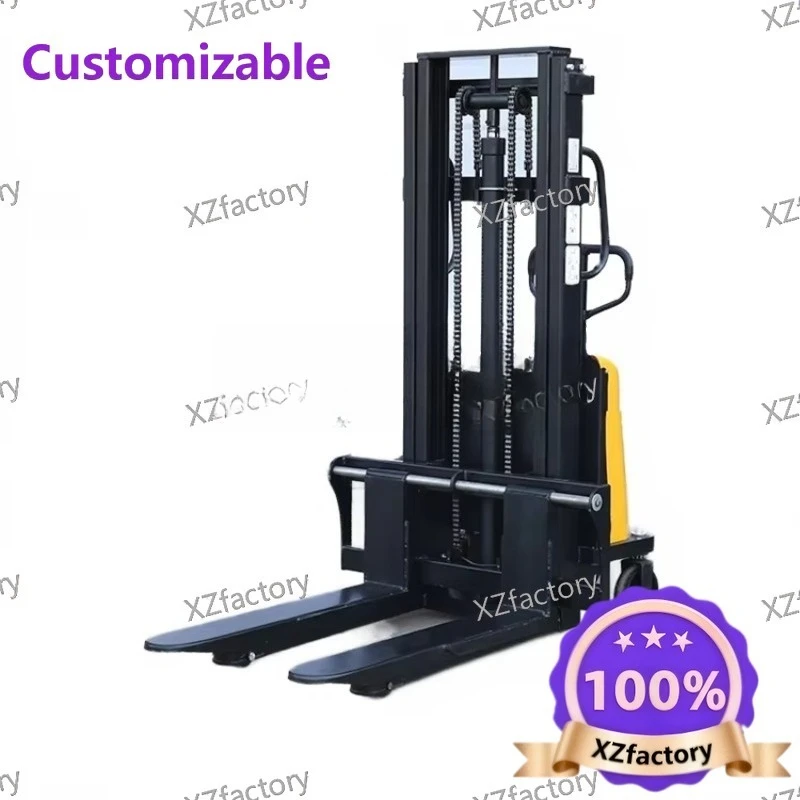 Factory Direct 2026 Top Rated1T Semi Electric Hydraulic Stacker Solid Tire Two Section High Lift Warehouse Cargo Pallet Lifting
Factory Direct 2026 Top Rated1T Semi Electric Hydraulic Stacker Solid Tire Two Section High Lift Warehouse Cargo Pallet Lifting