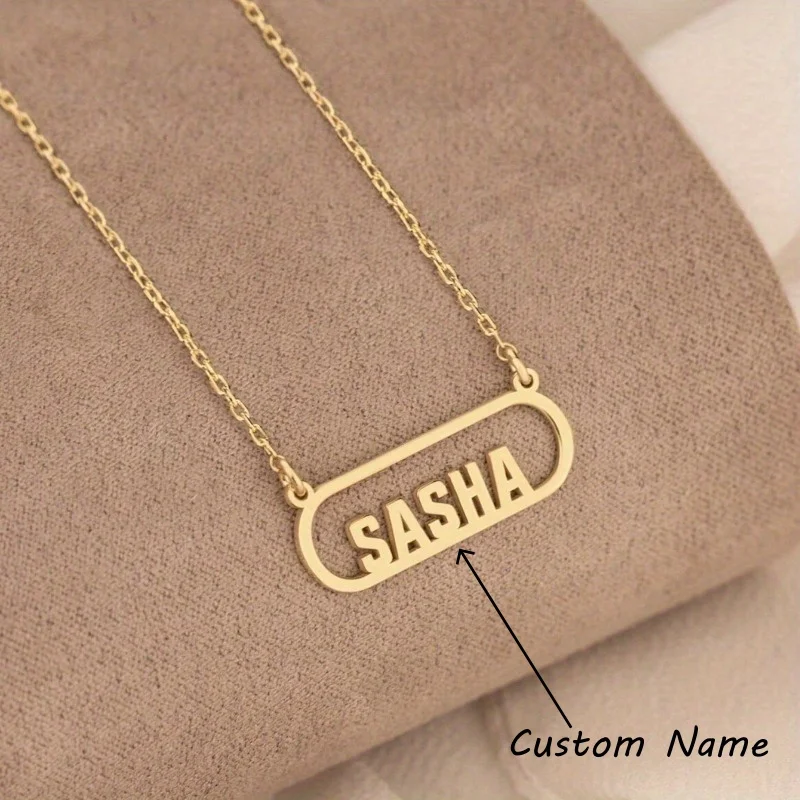 Ожерелья с именем на заказ для женщин, простые квадратные ювелирные изделия с буквами, ожерелье из нержавеющей стали «сделай сам», подарки, модные креативные подарки
Ожерелья с именем на заказ для женщин, простые квадратные ювелирные изделия с буквами, ожерелье из нержавеющей стали «сделай сам», подарки, модные креативные подарки