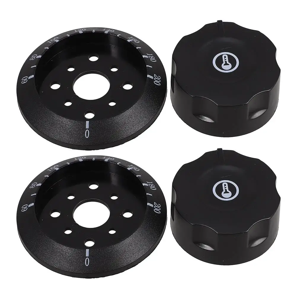 2pcs Thermostat Cover Temperature Control Knob Black Plastic Universal Replacement Electric Oven Gas Valve Washing Machine Home
2pcs Thermostat Cover Temperature Control Knob Black Plastic Universal Replacement Electric Oven Gas Valve Washing Machine Home