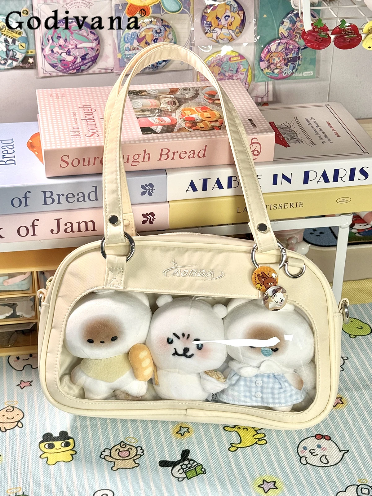 Two-dimensional Daily Star Chasing Itabag Sweet Sister Small Capacity Cute Baby Bag Versatile Commuting Shoulder Messenger Bags
Two-dimensional Daily Star Chasing Itabag Sweet Sister Small Capacity Cute Baby Bag Versatile Commuting Shoulder Messenger Bags