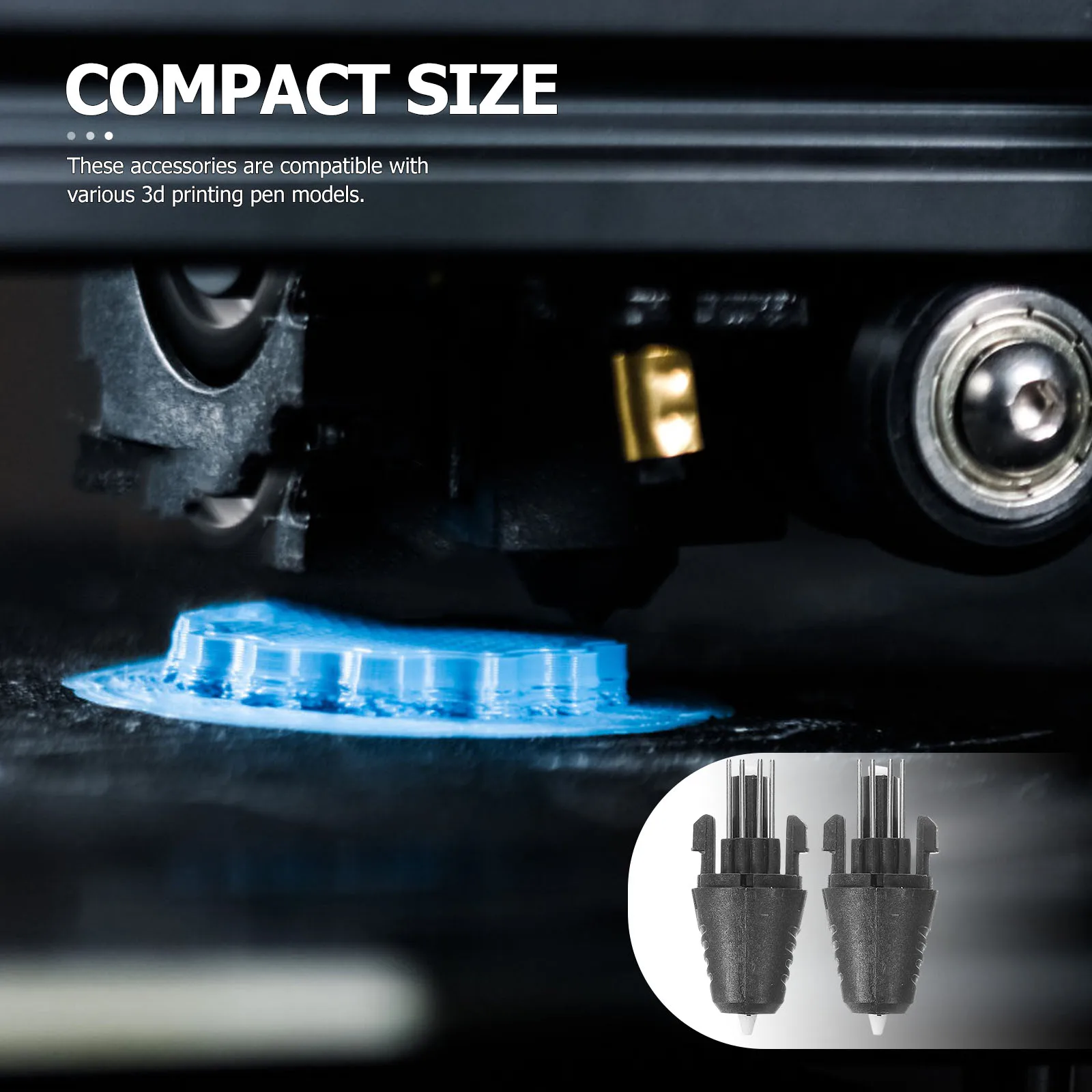 2Pcs 3D Printing Pen Heads High Precision Nozzle for Smooth Extrusion 5V 12V Compatibility Replacement Part for Creative Drawing
2Pcs 3D Printing Pen Heads High Precision Nozzle for Smooth Extrusion 5V 12V Compatibility Replacement Part for Creative Drawing