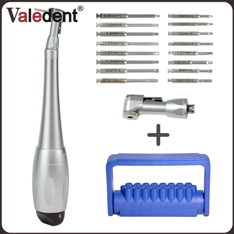 1 Set Dental Implant Repair Tool Universal Torque Wrench Handpiece with 16Pcs Screws Latch Head Handpiece
1 Set Dental Implant Repair Tool Universal Torque Wrench Handpiece with 16Pcs Screws Latch Head Handpiece