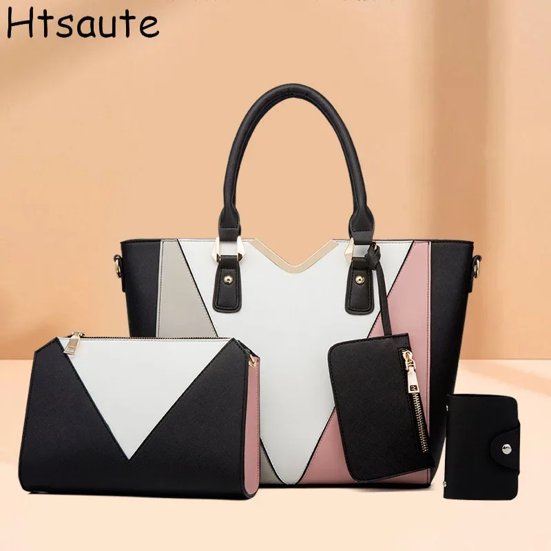 New Fashion 4pcs/Set Women's Handbag with Wallet High Quality PU Leather Shoulder Bags Laides Crossbody Bag Casual Tote Bags
New Fashion 4pcs/Set Women's Handbag with Wallet High Quality PU Leather Shoulder Bags Laides Crossbody Bag Casual Tote Bags
