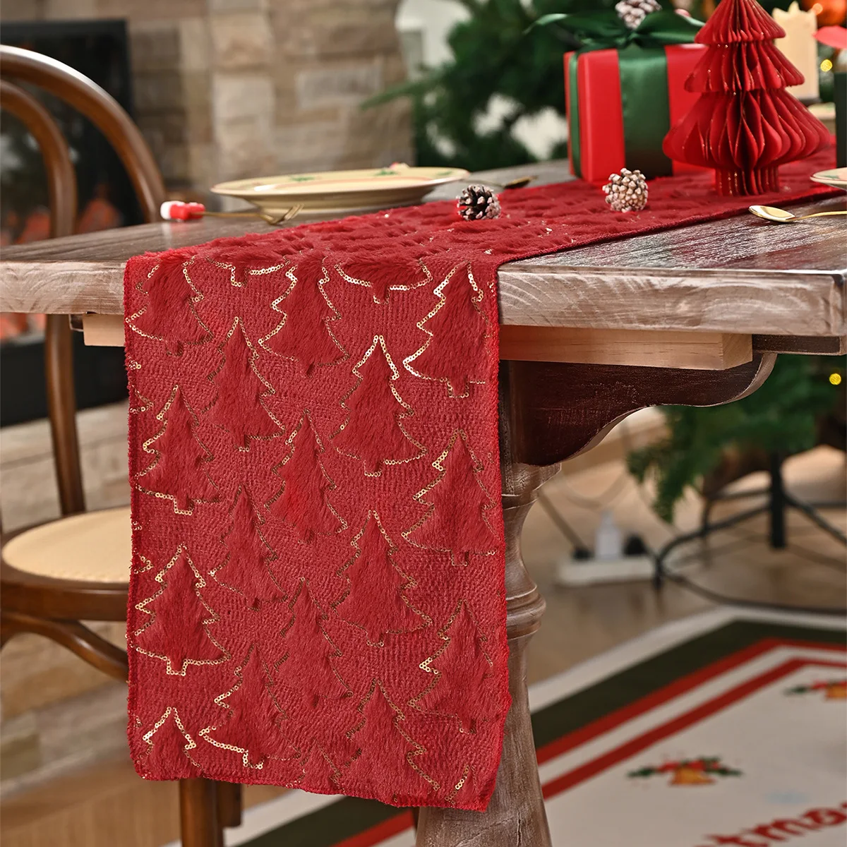 1-3m Christmas Table Flag Christmas Glitter Christmas Tree Red White Green Home Hotel Party Dinner Velvet Tablecloth Decoration
1-3m Christmas Table Flag Christmas Glitter Christmas Tree Red White Green Home Hotel Party Dinner Velvet Tablecloth Decoration